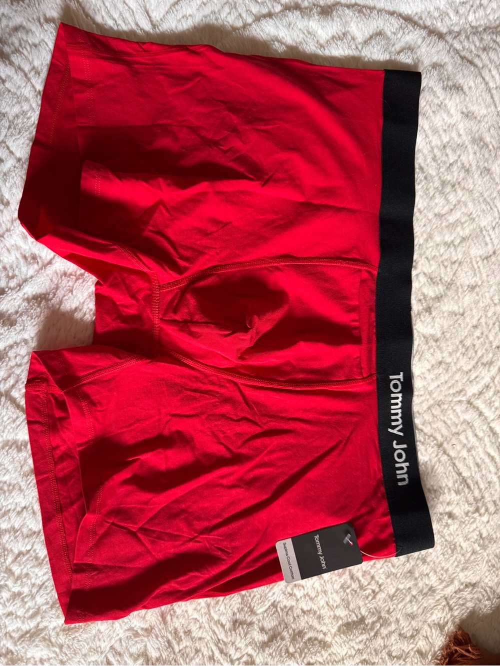 Tommy John Cool Cotton 4” Briefs XXL Salsa Red NWT
